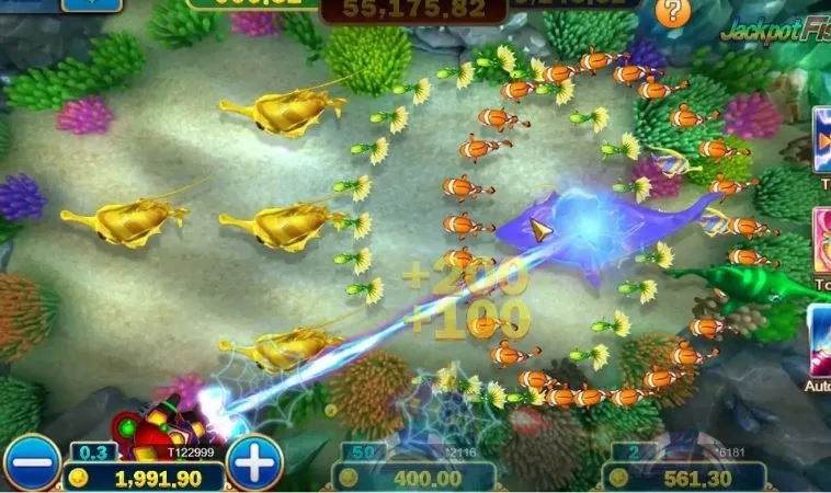 Cách Chơi Bắn Cá Vua Hải Tặc Blue88 Chinh Phục Đại Dương 2 Giao diện chơi Bắn Cá Vua Hải Tặc Blue88