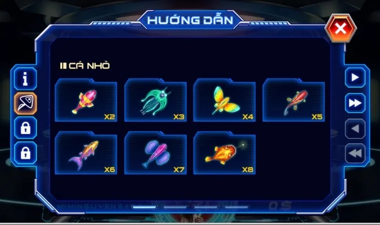 Cách Chơi Bắn Cá Men In Black Blue88 Chinh Phục Vũ Trụ 2 Các sinh vật trong game Bắn Cá Men In Black Blue88