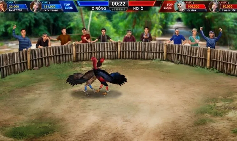 Giao diện chơi Đá Gà 3D Tại Blue88